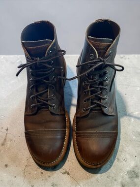 Thorogood 1892 Dodgeville Dark Brown Leather Lace-Up Boots Mens 7.5D/ Woman’s 9D